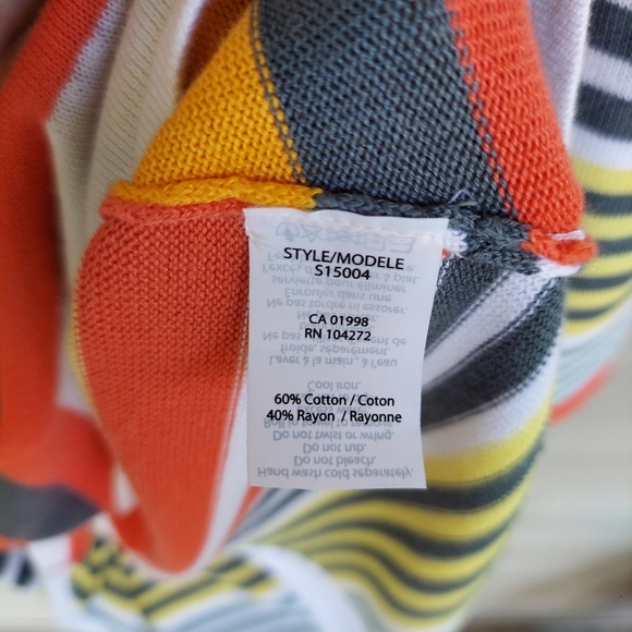 Inspired Style by Spanner  Colorful Striped Blouse/Sweater - Picture 5 of 5